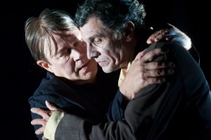 Theatre. Repetition du "Rhinoceros", piece de Eugene Ionesco, dans une production du Theatre de la Ville, a New York