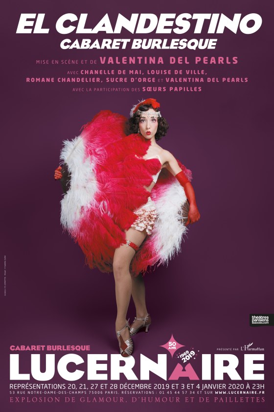 AFFICHE El clandestino, Cabaret Burlesque